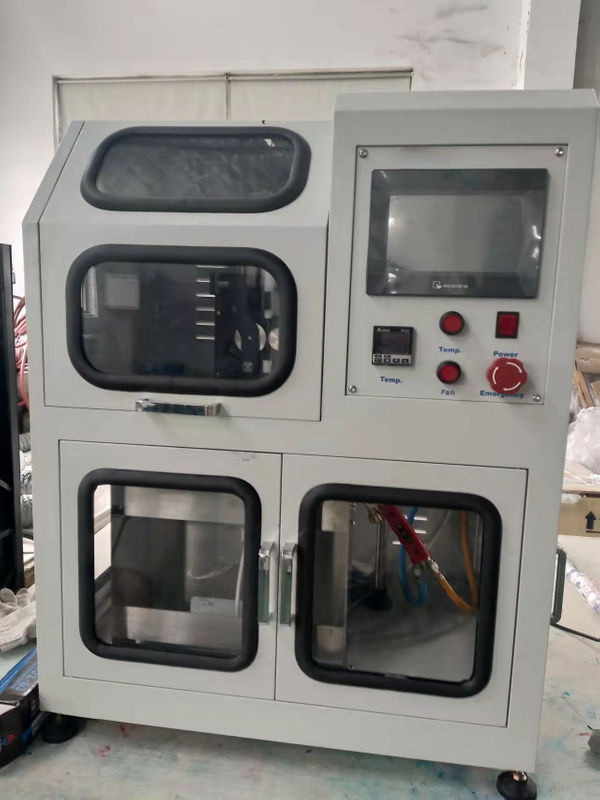 ISO 9150 percikan kecil pengujian dampak drop logam cair EN 348 Apparatus Resistensi Kebakaran