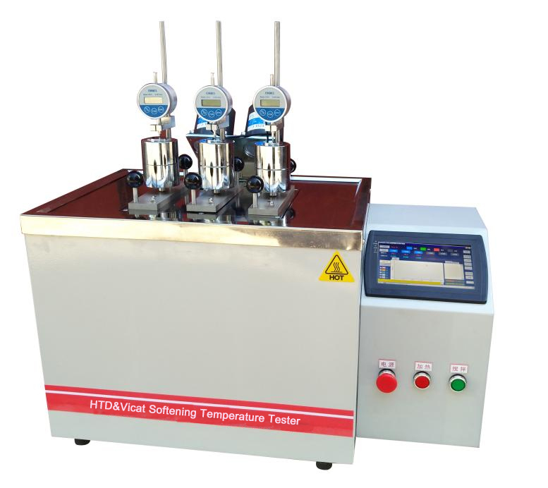 HTD & Vicat Softening Suhu Tester, ISO 75, ASTM D648