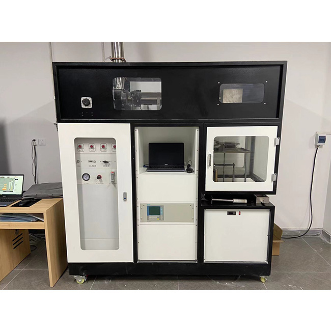 Lab Fire Test ISO 5660 CONE CALORIMETER UNTUK RELEASE PANAS & ANALISA SOMOK
