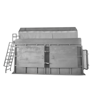 ISO 834-1 Horisontal Fire Resistance Test Furnace untuk Komponen Bangunan dan Bahan Konstruksi