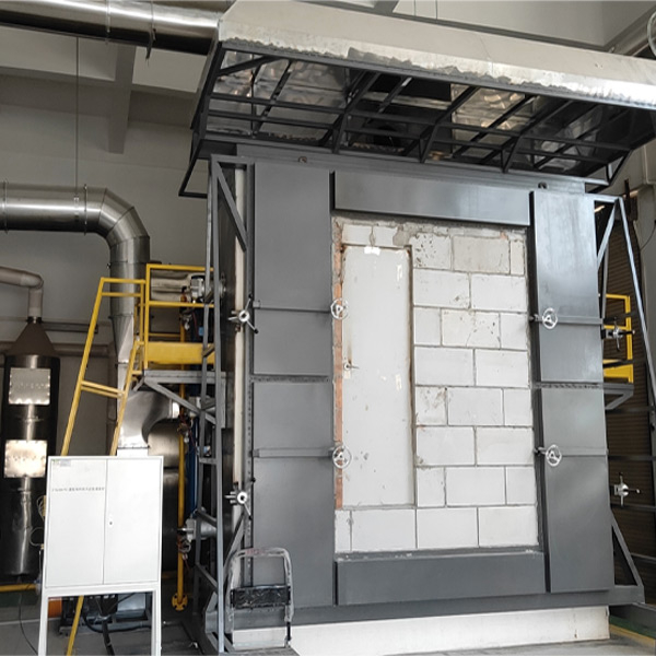 EN 1363-1 Efisien Vertical Fire Resistance Test Furnace Tungku Terpadu 